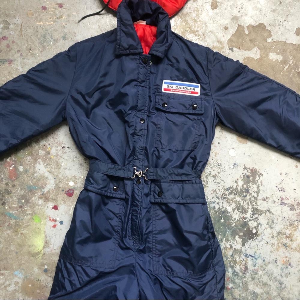 Vintage Ski-Daddler snow suit